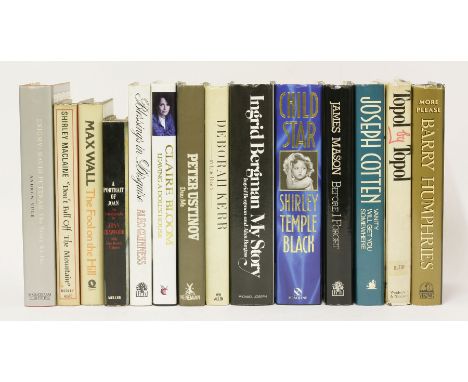 SIGNED/INSCRIBED COPIES:1.  BERGMAN, Ingrid: My Story. M Joseph, 1980, 1st edn, dw (9.50); front endpaper inscribed, dated an