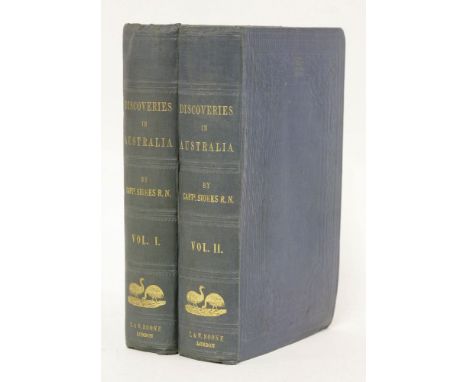 STOKES, John Lort; HMS Beagle:Discoveries In Australia; with an account of the Coasts and Rivers explored and surveyed during