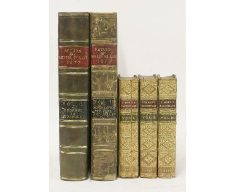 1.  Kimber, E & R. Johnson: The Baronetage of England; in 3 Volumes. for G. Woodfall etc, 1771. PPxii, 39 Plates, 530, (i)Err