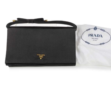 PRADA, LADY'S CLUTCH BAG, with original dust jacket25cm wideCondition good to fair. Light wear.25cm wide, 15cm high