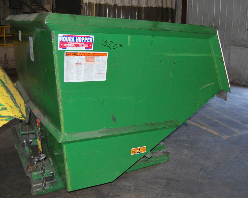 ROURA 4 CUBIC YARD SCRAP HOPPER, 8,000 [LOCATED IN ESSEX, MD]