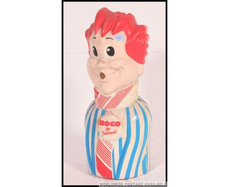 BOCO THE BALLOONIST: An original vintage shop display ' Boco The Balloonist ' mascot. In the form of a man, this would've sli