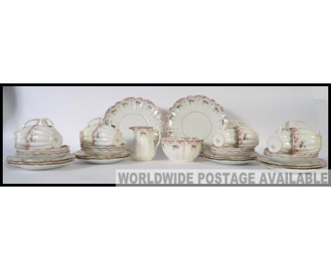 A good quantity of Victoria china.  Tea service to include 12 cups and saucers.