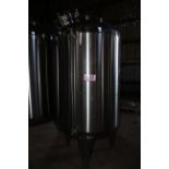 Chinz Manufacturer, 2000L, Mdl. CG-2.0, 620 Lbs, Concentration SS Liquid Storage Tank, Unused