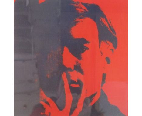 Andy Warhol lithographic print 'Self Portrait' published by Neues New York in association with the Andy Warhol foundation app