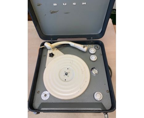Vintage Valve Record Player. Bush SRP.30C Valve Record Player with Garrard Deck. Bass/treble/volume controls, four speeds. So