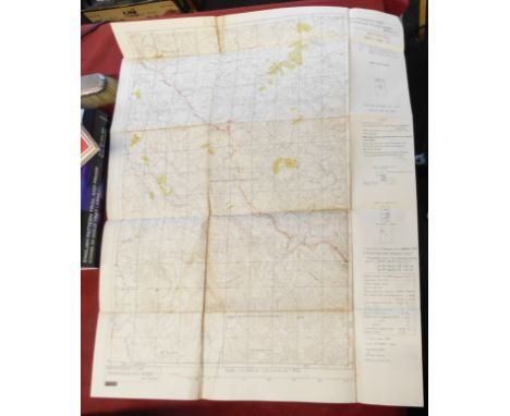 British WWII Map of Burma, First Edition (Toungoo, Mawchi Road Sheet 1), 1st Edition June 1945 Survey H.Q. Twelfth Army HIND/