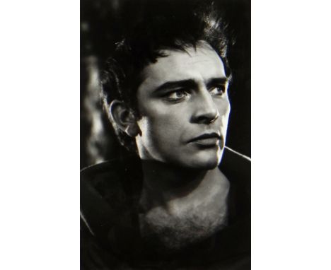 ANGUS MCBEAN gelatin silver photographic print - portrait of Richard Burton, together with smaller 10 x 8 print with McBean's