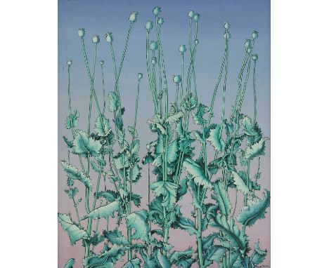 *Frank Stanton (b.1931)'Poppy Heads' signed and dated 'Frank Stanton/1980' l.r., oil on canvas91.5 x 71.5cm*Artist's Resale R