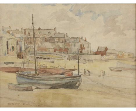 *Henry Vitofski (1892-1964)'The Harbour, St Ives';'The Beach, Penzance';A figure on a footbridgeeach signed 'Henry Vitofski' 