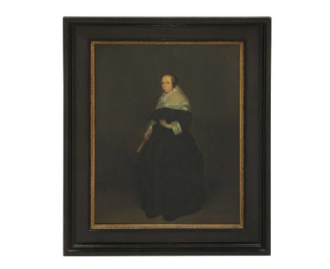 Dutch School, 17th centuryA Gentleman and a Lady, a pair of portraits, oil on canvas66.5cm x 49.5cm and 66.5cm x 50cm approx 