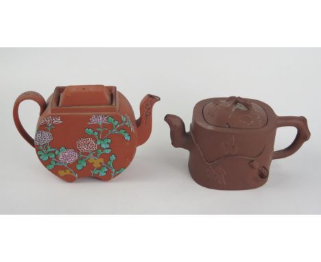 Chinese Yixing Teapot and one other. Both A/F 