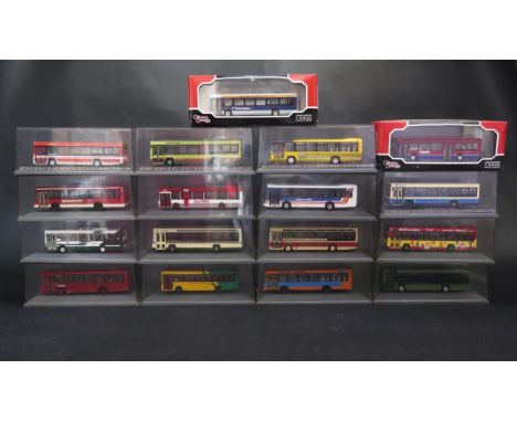 17 Corgi Original Omnibus 1:76 Scale Model 'Newer Style' Single Deck Buses (grubby cases) 