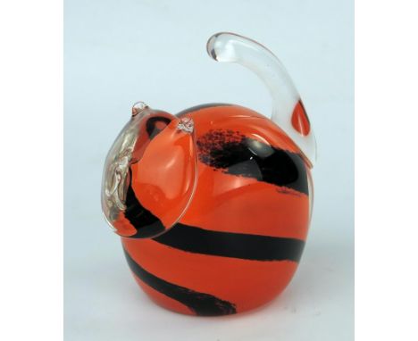Caithness Moggies Glass Paperweight 