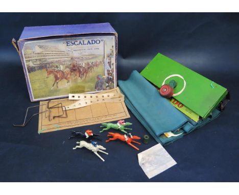 A Vintage Chad Valley "Escalado" The Mechanical Race Game in Box 