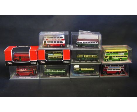 10 Corgi Original Omnibus 1:76 Scale Model Buses including AEC, Leyland etc. (all different) Boxed 