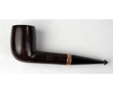 Newman Smoker's Pipe with 9ct gold collar 