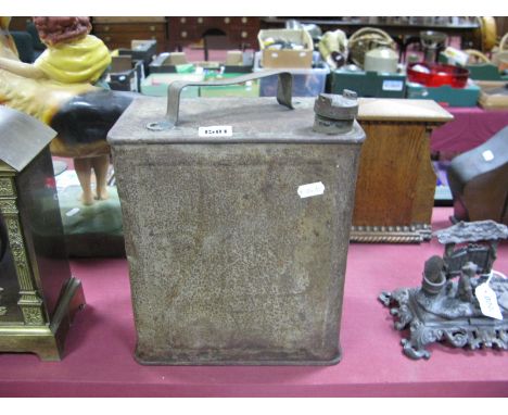 A Vintage "Pratts" Petrol Can, with original cap.