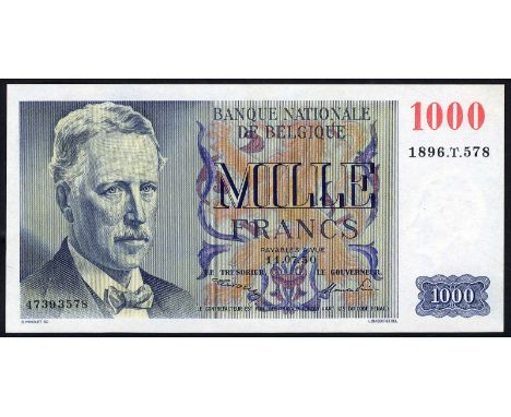 Belgium, NBBB-102a, P 131a, Banque Nationale de Belgique, 1,000 Francs, July 11, 1950. Portrait of King Albert at left on fro