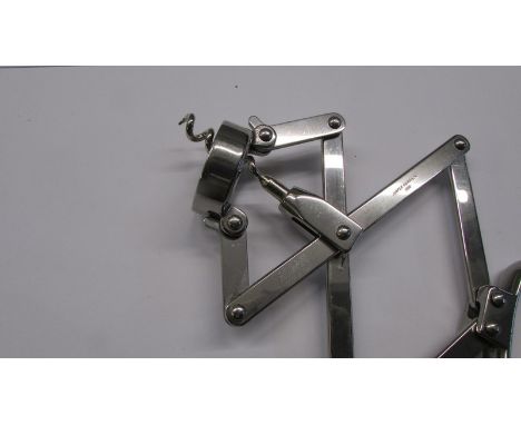 A Jasper Morrison 1998 Alessi Inox 18/10 Italy corkscrew. 