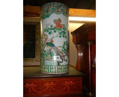 An oriental style stick/umbrella stand. 