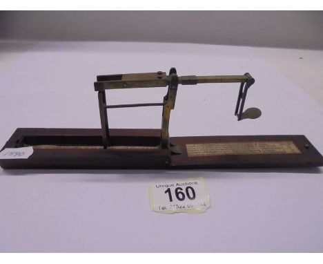 An unusual set of 19th century coin scales by Stephen Houghton &amp; Son, Irmskirk.