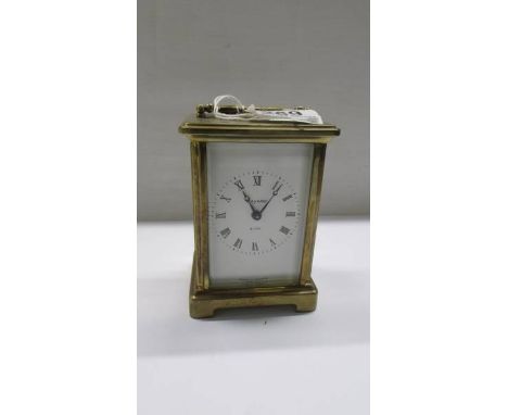 A good brass carriage clock in working order.