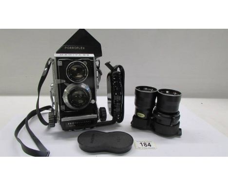 A good Mamiya C3 Professional camera and Mamiya Seko Lens No. 114316/115107 