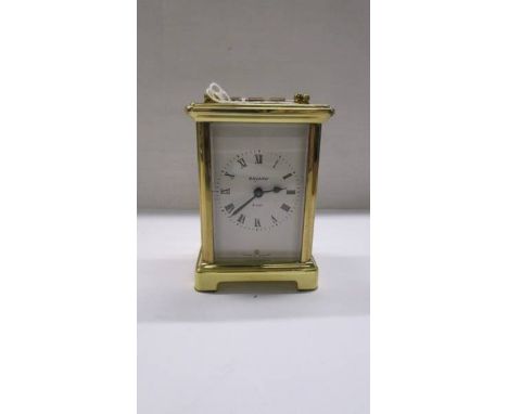 A good brass carriage clock in working order.