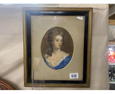 A good watercolour portrait of a lady 