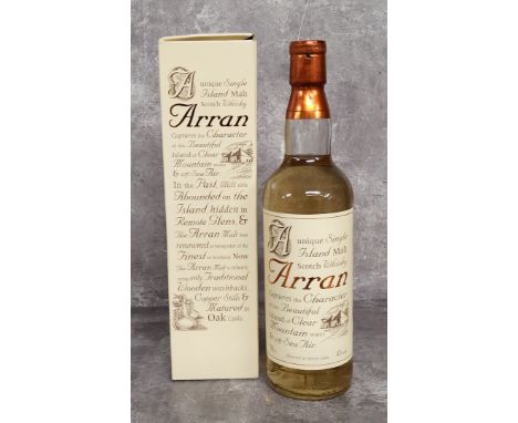 The Arran Single Island Malt Scotch Whisky, 70cl, matured in sherry casks, boxed, excellent condition. Level low neck. 