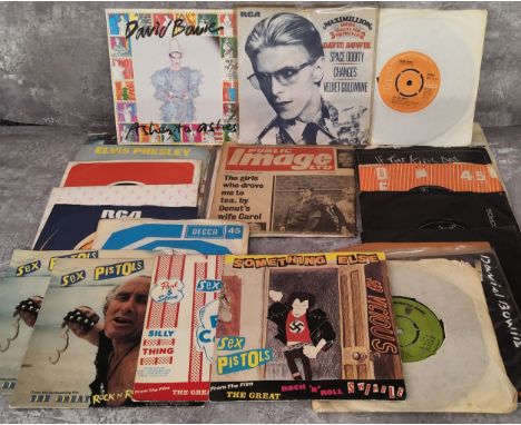 Vinyl 7" singles including Sex Pistols Something Else, Virgin VS 240 variant 3; Silly Thing Who Killed Bambi Virgin VS 256 va