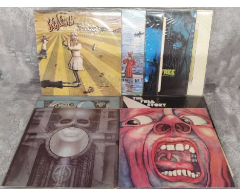 Emerson, Lake &amp; Palmer, Brain Salad Surgery, foldout sleeve, large foldout poster with lyrics, credits and colour photos,