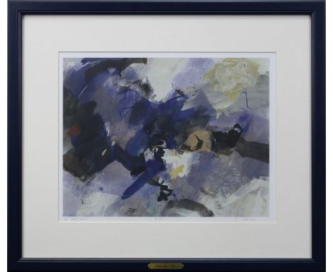 Ikai, Setsuko (geb. 1941 Tokio), ohne Titel - Komposition, Farboffset, unt. der Darstellung sign., unleserlich betit. u. num.