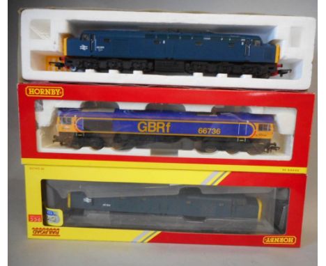 Hornby, a Class 40 diesel locomotive No 40164: in BR blue livery, Lima a Class 40 diesel locomotive No 40001 in BR blue liver