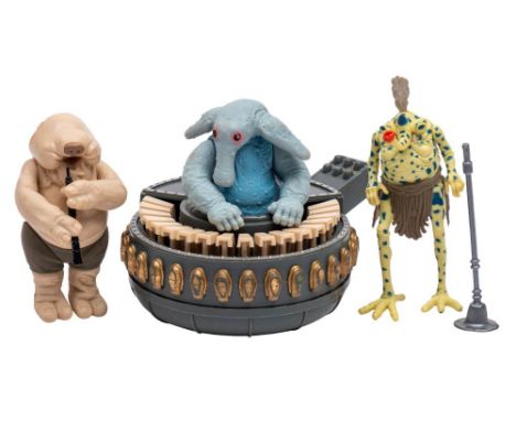 A group of vintage Star Wars figures 'Sy Snootles and Max Rebo Band': 