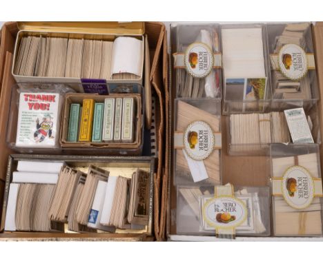 R J Hill, Players and others. An accumulation of odd cigarette cards,: various subject matter in two boxes. (a lot) 