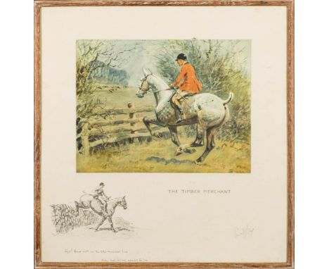 Charles Johnson Payne [1884-1967], 'Snaffles' - The Timber Merchant,:-print, signed in pencil and blindstamp in the marginshe
