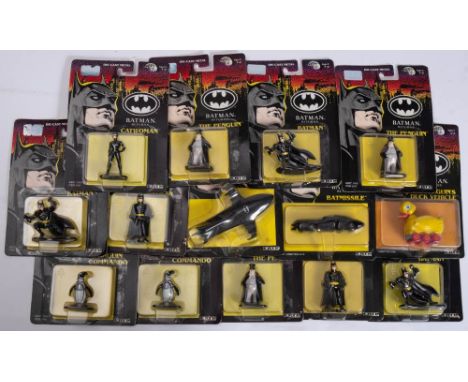 Ertl. Batman Returns. A boxed group of vehicles and figures: including 'The Penguin's Duck Vehicle' and others (7) 