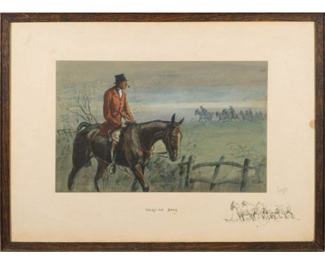 Charles Johnson Payne [1884-1967], 'Snaffles' - Tally-Ho Back,:-print, signed in pencil in the marginsheet size 40 x 55cm.