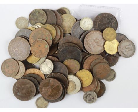 Hong Kong (103) 19th-20thC assortment, mixed grade, silver noted.