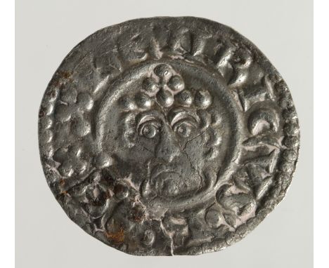 Henry II silver penny, Short Cross, reverse reads:- +ALAIN.V.ON.LVND, Class 1b, Spink 1344, hairline crack at obverse 6 o'clo