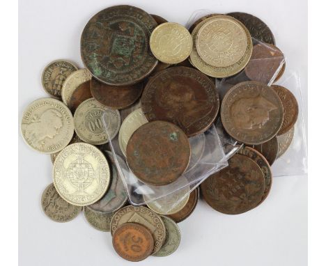 Portugal & Colonies (56) 18th-20thC assortment, mixed grade, silver noted.
