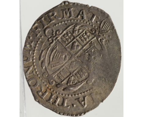 Charles I silver halfgroat, Tower Mint under the King 1625-1642, mm. Harp 1632-1633, Group D, fourth bust, type 3.2-4, inner 