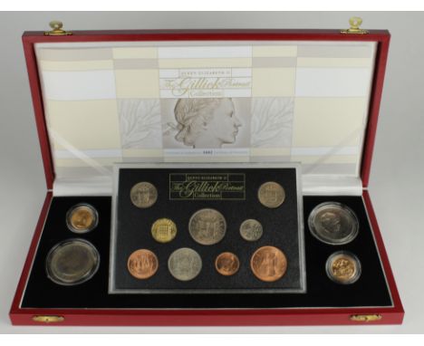 The Gillick Portrait Collection, a thirteen coin set comprising Sovereigns (2) 1957, 1968, Crowns (2) 1960, 1965, Halfcrown 1