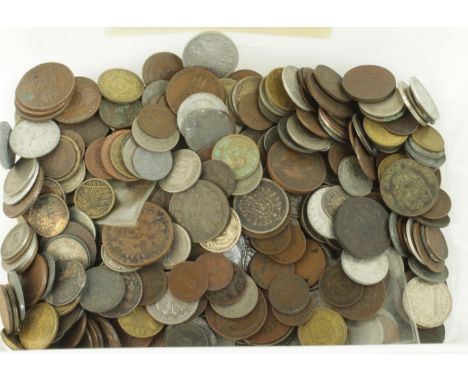 Germany & Austria, accumulation in a tub, 18th-20thC, silver noted.