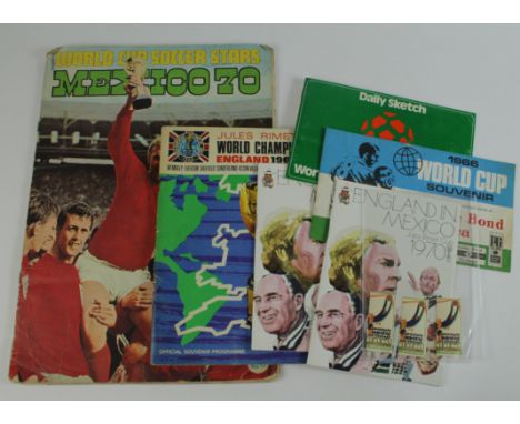 Mexico World Cup 1970, rare F.K.S Complete Sticker Album covering each competing team 'World Cup Soccer Stars Mexico'. Plus 1