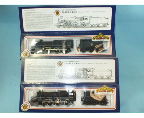 Bachmann OO gauge, two BR Standard Class 4 4-6-0 locomotives, 31-102 and 31-103, both boxed, (2).