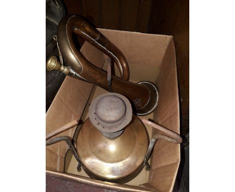 Primus stove made in Sweden and copper/brass bugle 