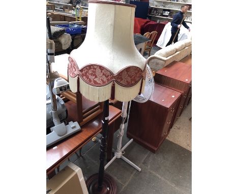 A standard lamp 